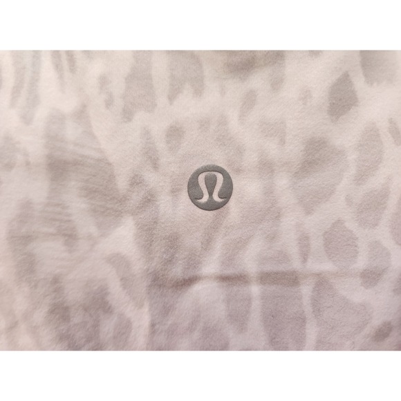 Lululemon Align Tank Top White Grey Leopard Animal Print Size 14 LW1ECAS.0 - Picture 3 of 8